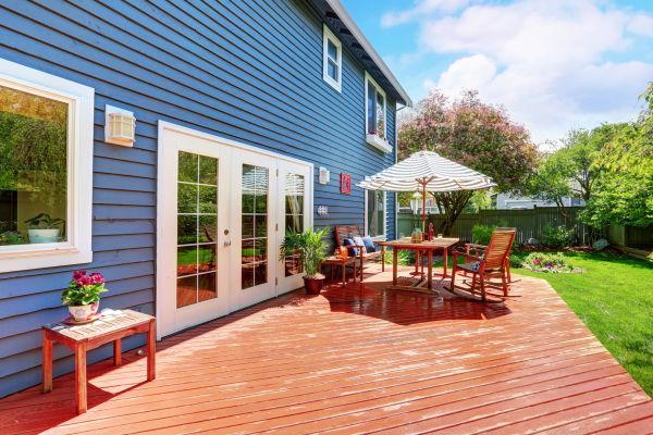 Blue Siding Installation in Nashua